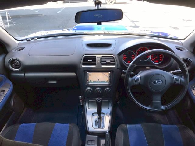 インプレッサ WRX 2004 Vリミテッド STIフロントスポイラー・マフラー 大型リアスポイラー ボンネットダクト 社外HDDナビ HIDヘッドライト 17インチアルミ ステアスイッチ 4WD・ターボ M/Tモード リモコンキー ETC車載器(22枚目)