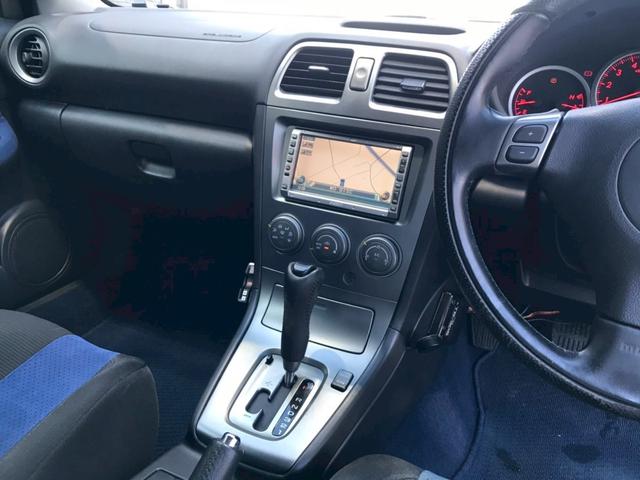 インプレッサ WRX 2004 Vリミテッド STIフロントスポイラー・マフラー 大型リアスポイラー ボンネットダクト 社外HDDナビ HIDヘッドライト 17インチアルミ ステアスイッチ 4WD・ターボ M/Tモード リモコンキー ETC車載器(33枚目)