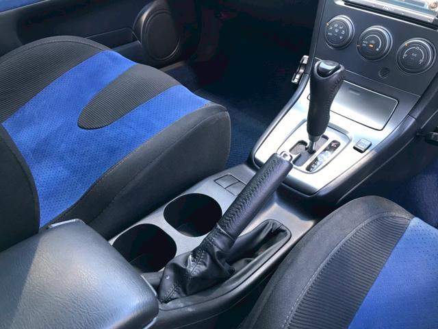 インプレッサ WRX 2004 Vリミテッド STIフロントスポイラー・マフラー 大型リアスポイラー ボンネットダクト 社外HDDナビ HIDヘッドライト 17インチアルミ ステアスイッチ 4WD・ターボ M/Tモード リモコンキー ETC車載器(38枚目)