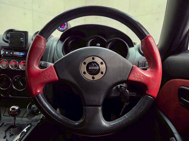 コペン 2ndアニバーサリーエディション 社外15インチアルミ 社外追加メーター HIDヘッドライト フォグランプ RECAROシート シートヒーター 純正オーディオ ドラレコ MOMOステア リモコンキー ETC車載器 ユーザー様直接仕入れ(30枚目)