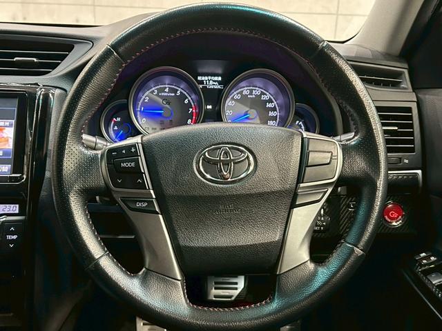 マークＸ ２５０Ｇ　Ｓパッケージ　Ｇ’ｓ　ユーザー様直接仕入れ　純正ナビ　フルセグＴＶ　Ｂｌｕｅｔｏｏｔｈ　バックカメラ　ＬＥＤヘッドライト　純正１９インチＡＷ　ハーフレザーシート　パドルシフト　オートクルーズ　ドラレコ　スマートキー　ＥＴＣ（27枚目）