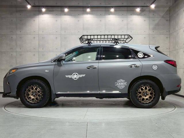 ＲＸ ＲＸ２７０　グレー全塗装　社外バンパー・グリル・マフラー・ＬＥＤヘッドライト　ルーフラック　社外１７インチアルミ　純正ナビ　フルセグＴＶ　バックモニター　レザーシート　パワーシート　クルコン　スマートキー　ＥＴＣ（20枚目）