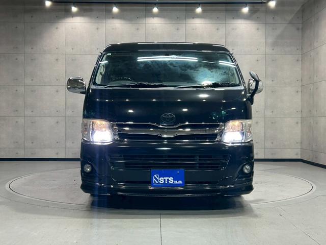 ハイエースワゴン ＧＬ　社外エアロ　ベットキッド　社外１８インチＡＷ　電動スライドドア　ＨＩＤヘッドライト　フォグ　社外ナビ　フルセグＴＶ　バックカメラ　フリップダウンモニター　リモコンキー　ＥＴＣ車載器　ユーザー様直接仕入（8枚目）