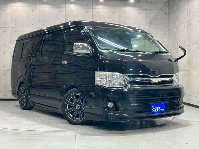 ハイエースワゴン ＧＬ　社外エアロ　ベットキッド　社外１８インチＡＷ　電動スライドドア　ＨＩＤヘッドライト　フォグ　社外ナビ　フルセグＴＶ　バックカメラ　フリップダウンモニター　リモコンキー　ＥＴＣ車載器　ユーザー様直接仕入（12枚目）