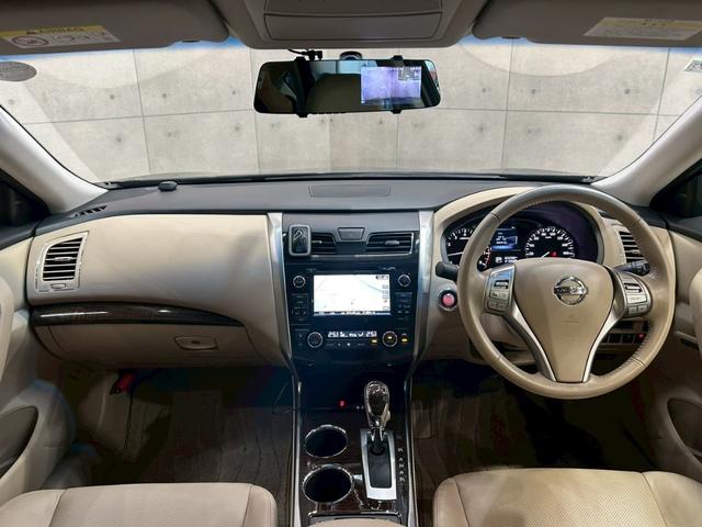 ティアナ XV ユーザー様直接仕入 純正17AW HIDヘッドライト ベージュレザーシート ベンチレーション 純正ナビ フルセグTV BT接続 アラウンドビューカメラ クルコン インテリジェントキー 予備キー ETC(22枚目)