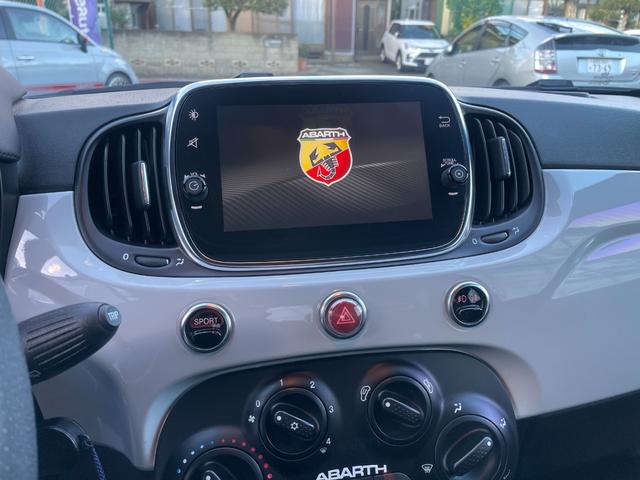 アバルト595 ベースグレード レコードモンツァマフラー、ECUチューン、左ハンドル、ディスプレイオーディオ(28枚目)