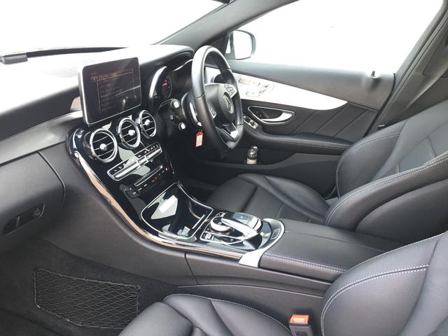 C180 ステーションワゴン ローレウスエディション パノラミックSR レーダーセーフティPKGアクティブブレーキアシスト アンビエントライト ETC 純正ナビ リアビューカメラ LEDヘッドライト アルティコレザーシート シートヒーター(13枚目)