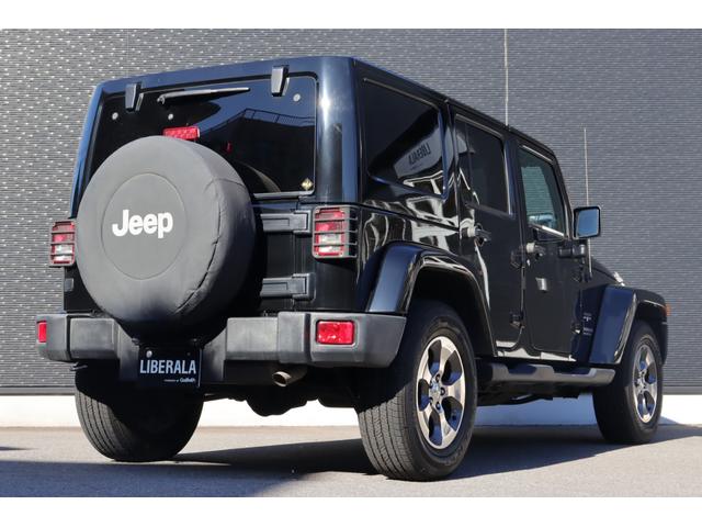 ジープ・ラングラーアンリミテッド サハラ 当店買取車両 クルコン 社外ナビ 地デジ BT アルパインサウンド Bカメラ 社外LEDヘッドライト Aライト F/Rフォグ ステアS サイドステップ 純正18インチAW 社外ドラレコ前後 ETC(16枚目)