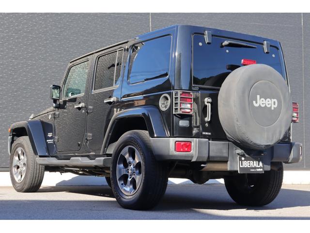 ジープ・ラングラーアンリミテッド サハラ 当店買取車両 クルコン 社外ナビ 地デジ BT アルパインサウンド Bカメラ 社外LEDヘッドライト Aライト F/Rフォグ ステアS サイドステップ 純正18インチAW 社外ドラレコ前後 ETC(18枚目)