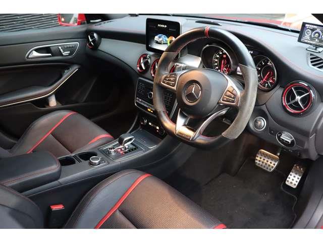 CLAクラス 4マチック AMGアドバンスドPKG AMGドライバーズPKG AMGパフォーマンスPKG SR h/k ACC BSM 純正ナビ 地デジ BT Bカメラ 黒革 シートH Pシート 純18インチAW ETC(6枚目)