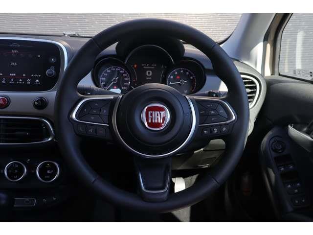 500X クロス 衝突軽減 ACC BSM 純正ディスプレイA CarPlay BT Bカメラ コーナーS 黒革 シートH Pシート ステアS Pシフト LED Aハイビーム 社外17インチAW ETC ドラレコ(5枚目)