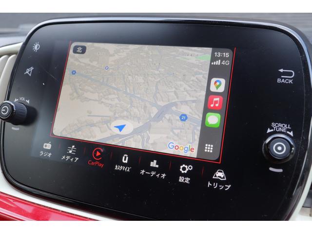 500 1.2 ポップ 禁煙車 保証書 取扱説明書 純正ディスプレイオーディオ AppleCarPlay Bluetooth USB 赤革Sカバー ハロゲンライト リアフォグ ステアS 社外フロアマット ETC リモコンキー(6枚目)