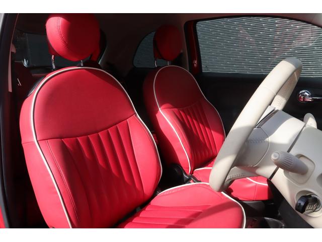 500 1.2 ポップ 禁煙車 保証書 取扱説明書 純正ディスプレイオーディオ AppleCarPlay Bluetooth USB 赤革Sカバー ハロゲンライト リアフォグ ステアS 社外フロアマット ETC リモコンキー(11枚目)