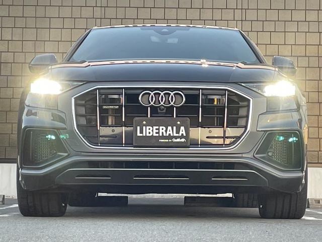 Q8 55TFSIクワトロ Sライン Slineplusパッケージシートベンチレーションマッサージ エクステンデッドレザーパッケージ コンフォートアシスタンスパッケージブラック/ロックグレーステッチ バルコナレザーBang&Olufsen(50枚目)