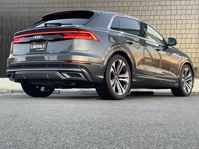 Q8 55TFSIクワトロ Sライン Slineplusパッケージシートベンチレーションマッサージ エクステンデッドレザーパッケージ コンフォートアシスタンスパッケージブラック/ロックグレーステッチ バルコナレザーBang&Olufsen(53枚目)