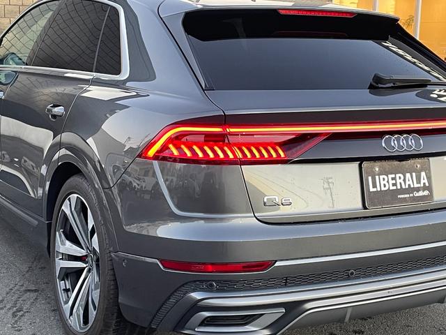 Q8 55TFSIクワトロ Sライン Slineplusパッケージシートベンチレーションマッサージ エクステンデッドレザーパッケージ コンフォートアシスタンスパッケージブラック/ロックグレーステッチ バルコナレザーBang&Olufsen(57枚目)