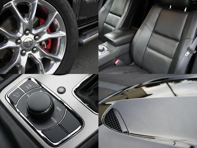 ジープ・グランドチェロキー リミテッド SRT8エンジンフード UconnectナビフルセグTVCarplayBluetoothブラックレザーシートベンチレーションシートヒーターサイドステップ20インチメッキアルミ前後ドライブレコーダー(4枚目)