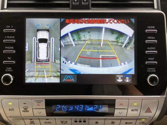 ランドクルーザープラド ４ＷＤ　ＴＸ　Ｌパッケージマットブラックエディション　サンルーフ／保証書／純正　９インチ　ＳＤナビ／トヨタセーフティセンス／エアーシート　前席／全方位モニター／車線逸脱防止支援システム／シート　フルレザー／ドライブレコーダー　前後　革シート　全周囲カメラ（11枚目）