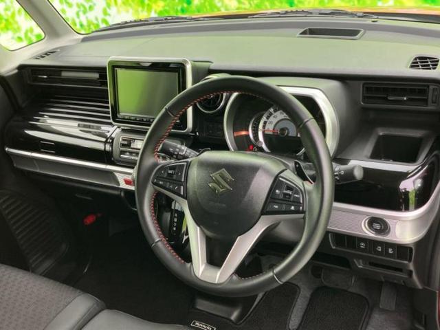 スペーシアカスタム ハイブリッドXSターボ 保証書/純正 8インチ SDナビ/セーフティサポート(スズキ)/両側電動スライドドア/シートヒーター 運転席/シート ハーフレザー/ヘッドランプ LED/Bluetooth接続/ETC ターボ(4枚目)