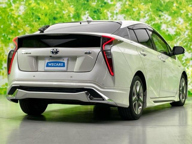 プリウス Sセーフティプラス 新品タイヤ/サンルーフ/モデリスタエアロ/保証書/純正 9インチ SDナビ/トヨタセーフティセンス/車線逸脱防止支援システム/ドライブレコーダー 社外/ヘッドランプ LED/Bluetooth接続(3枚目)