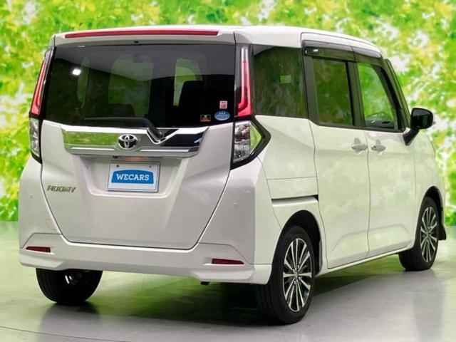 ルーミー カスタムＧ－Ｔ　新品タイヤ／保証書／純正　９インチ　メモリーナビ／トヨタセーフティセンス／両側電動スライドドア／シートヒーター　前席／パノラミックビューモニター／車線逸脱防止支援システム　ターボ　衝突被害軽減システム（3枚目）