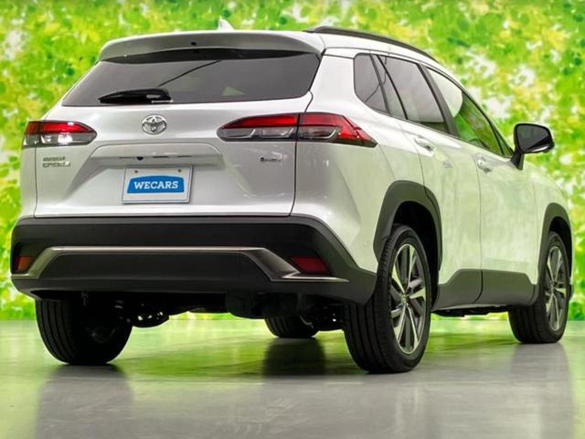 カローラクロス ハイブリッドZ 保証書/ディスプレイオーディオ+ナビ11インチ/トヨタセーフティセンス/シートヒーター/パノラミックビューモニター/車線逸脱防止支援システム/シート ハーフレザー/電動バックドア 衝突被害軽減システム(3枚目)