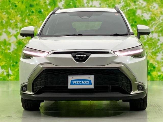 カローラクロス ハイブリッドZ 保証書/ディスプレイオーディオ+ナビ11インチ/トヨタセーフティセンス/シートヒーター/パノラミックビューモニター/車線逸脱防止支援システム/シート ハーフレザー/電動バックドア 衝突被害軽減システム(43枚目)