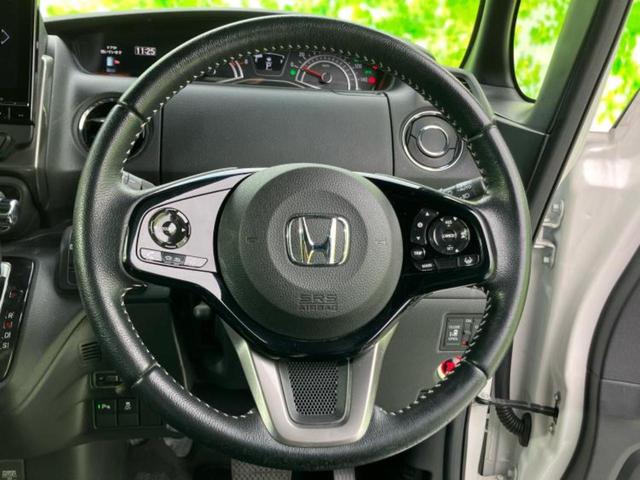 N-BOXカスタム L・ターボスタイルプラスブラック 新品タイヤ/保証書/純正 9インチ SDナビ/衝突安全装置/両側電動スライドドア/シートヒーター/車線逸脱防止支援システム/シート ハーフレザー/ヘッドランプ LED/Bluetooth接続 ターボ(14枚目)