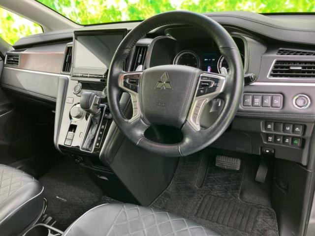 デリカD:5 4WD P 保証書/純正 10インチ SDナビ/イーアシスト(ミツビシ)/両側電動スライドドア/シートヒーター 前席/マルチアラウンドモニター/車線逸脱防止支援システム/電動バックドア/ドライブレコーダー 純正(4枚目)