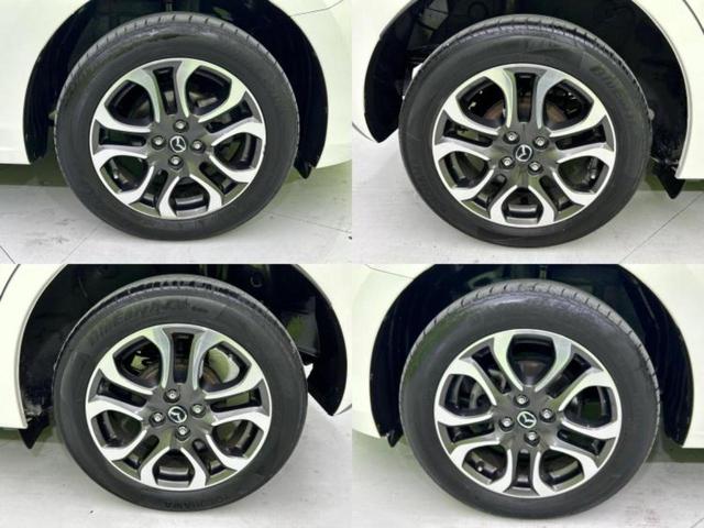 デミオ ４ＷＤ　ＸＤツーリング　新品タイヤ／保証書／純正　ＳＤナビ／衝突安全装置／シートヒーター　前席／パーキングアシスト　バックガイド／ヘッドランプ　ＬＥＤ／Ｂｌｕｅｔｏｏｔｈ接続／ＥＴＣ／ＥＢＤ付ＡＢＳ　衝突被害軽減システム（47枚目）