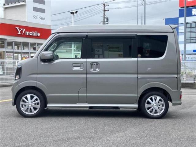 エブリイワゴン ４ＷＤ　ＰＺターボスペシャル　保証書／衝突安全装置／両側電動スライドドア／シートヒーター　前席／オートステップ／ヘッドランプ　ＬＥＤ／ＵＳＢジャック／ＥＴＣ／ＥＢＤ付ＡＢＳ／横滑り防止装置／アイドリングストップ／ターボ　４ＷＤ（2枚目）
