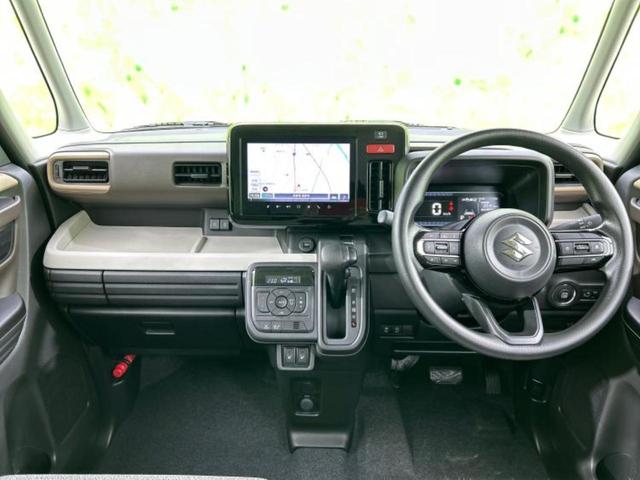 スペーシア 4WDハイブリッドX 純正 9インチ メモリーナビ/セーフティサポート(スズキ)/両側電動スライドドア/シートヒーター 前席/全方位モニター/車線逸脱防止支援システム/パーキングアシスト バックガイド 衝突被害軽減システム(9枚目)