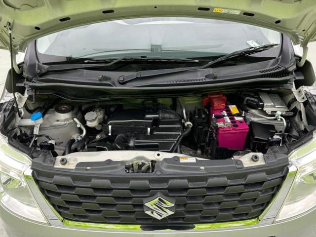 ワゴンR FX 新品タイヤ/保証書/社外 SDナビ/シートヒーター 前席/パーキングアシスト バックガイド/ヘッドランプ LED/Bluetooth接続/ETC/EBD付ABS/アイドリングストップ 禁煙車(43枚目)