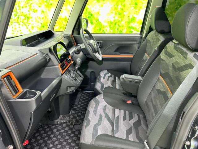 タント 4WDファンクロスターボ 新品タイヤ/保証書/純正 10インチ ナビ/スマートアシスト(トヨタ・ダイハツ)/両側電動スライドドア/シートヒーター/パノラマモニター/車線逸脱防止支援システム ターボ 衝突被害軽減システム 4WD(6枚目)