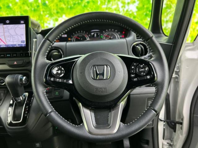 N-BOXカスタム L・ターボスタイルプラスブラック 保証書/純正 9インチ SDナビ/衝突安全装置/両側電動スライドドア/シートヒーター 前席/車線逸脱防止支援システム/シート ハーフレザー/パーキングアシスト バックガイド 衝突被害軽減システム(16枚目)