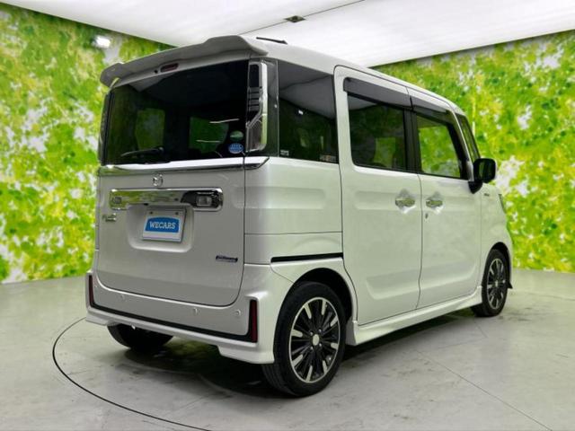 フレアワゴンカスタムスタイル ４ＷＤハイブリッドＸＴ　新品タイヤ／保証書／純正　８インチ　ＳＤナビ／衝突安全装置／両側電動スライドドア／シートヒーター／全方位モニター／車線逸脱防止支援システム／シート　ハーフレザー　衝突被害軽減システム　全周囲カメラ（3枚目）