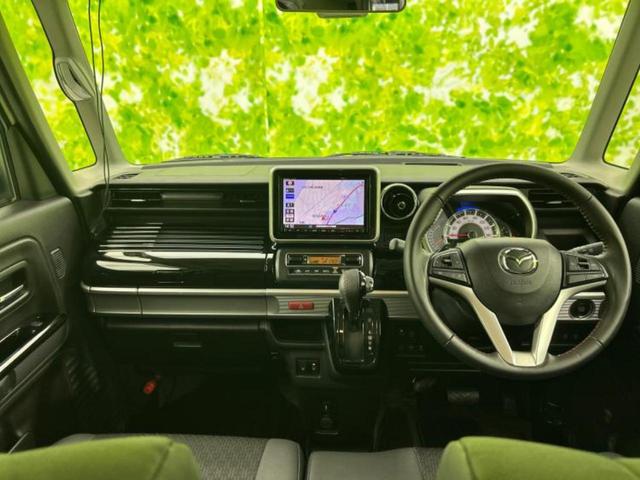 フレアワゴンカスタムスタイル ４ＷＤハイブリッドＸＴ　新品タイヤ／保証書／純正　８インチ　ＳＤナビ／衝突安全装置／両側電動スライドドア／シートヒーター／全方位モニター／車線逸脱防止支援システム／シート　ハーフレザー　衝突被害軽減システム　全周囲カメラ（9枚目）