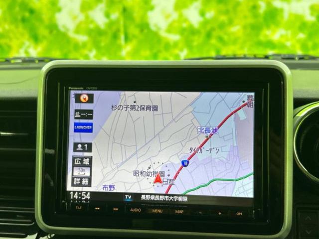 フレアワゴンカスタムスタイル ４ＷＤハイブリッドＸＴ　新品タイヤ／保証書／純正　８インチ　ＳＤナビ／衝突安全装置／両側電動スライドドア／シートヒーター／全方位モニター／車線逸脱防止支援システム／シート　ハーフレザー　衝突被害軽減システム　全周囲カメラ（10枚目）