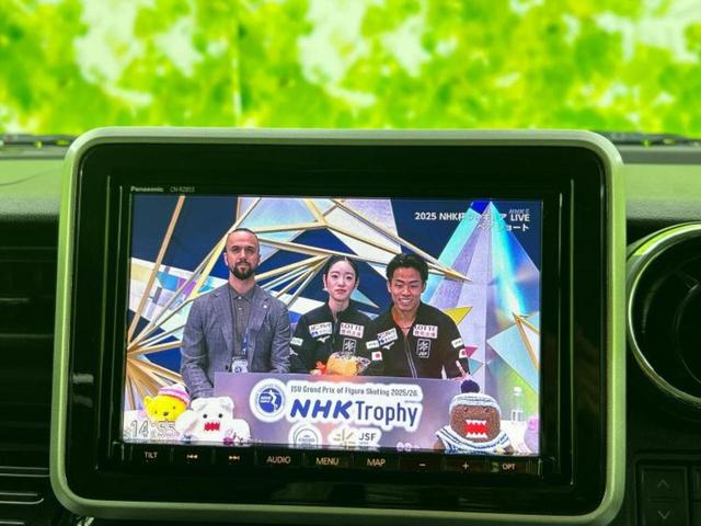 フレアワゴンカスタムスタイル ４ＷＤハイブリッドＸＴ　新品タイヤ／保証書／純正　８インチ　ＳＤナビ／衝突安全装置／両側電動スライドドア／シートヒーター／全方位モニター／車線逸脱防止支援システム／シート　ハーフレザー　衝突被害軽減システム　全周囲カメラ（13枚目）