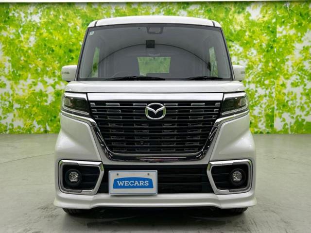 フレアワゴンカスタムスタイル ４ＷＤハイブリッドＸＴ　新品タイヤ／保証書／純正　８インチ　ＳＤナビ／衝突安全装置／両側電動スライドドア／シートヒーター／全方位モニター／車線逸脱防止支援システム／シート　ハーフレザー　衝突被害軽減システム　全周囲カメラ（46枚目）