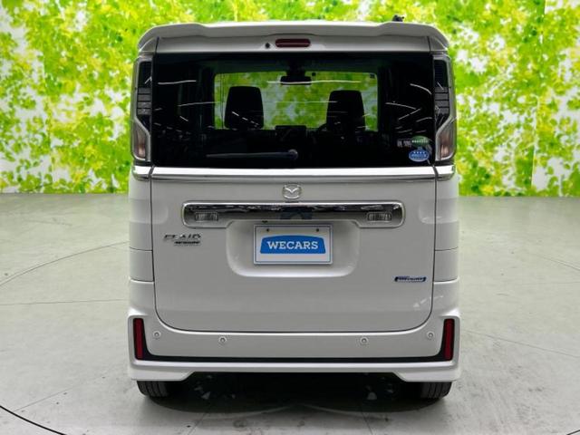 フレアワゴンカスタムスタイル ４ＷＤハイブリッドＸＴ　新品タイヤ／保証書／純正　８インチ　ＳＤナビ／衝突安全装置／両側電動スライドドア／シートヒーター／全方位モニター／車線逸脱防止支援システム／シート　ハーフレザー　衝突被害軽減システム　全周囲カメラ（47枚目）