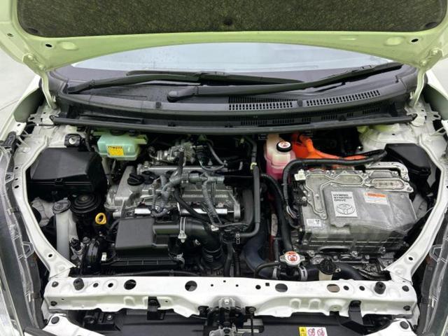 アクア S 新品タイヤ/保証書/社外 SDナビ/車線逸脱防止支援システム/パーキングアシスト バックガイド/Bluetooth接続/HDMI接続/ETC/EBD付ABS/横滑り防止装置 DVD再生 レーンアシスト(46枚目)