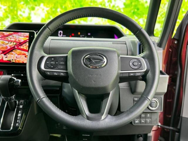 タント カスタムＲＳ　新品タイヤ／保証書／純正　９インチ　ＳＤナビ／衝突安全装置／両側電動スライドドア／パノラマモニター／車線逸脱防止支援システム／シート　ハーフレザー／パーキングアシスト　バックガイド　全周囲カメラ（16枚目）