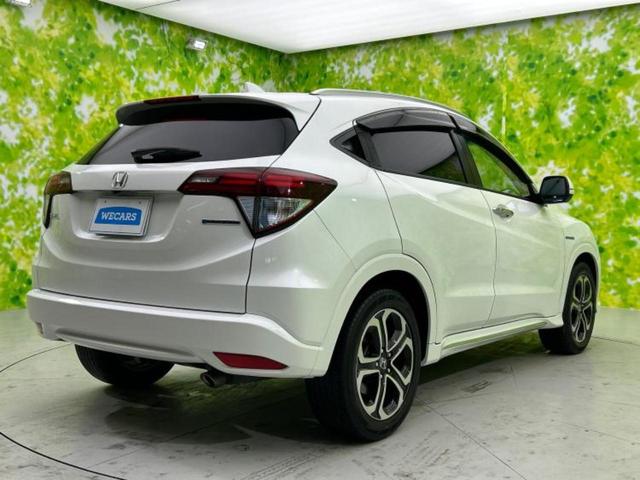 ヴェゼル ハイブリッドＺ・ホンダセンシング　新品タイヤ／保証書／純正　８インチ　ＳＤナビ／ホンダセンシング／シートヒーター／車線逸脱防止支援システム／シート　ハーフレザー／パーキングアシスト　バックガイド／ドライブレコーダー　前後　バックカメラ（3枚目）