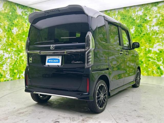 N-BOXカスタム 4WD L・ターボコーディネートスタイル 新品タイヤ/純正 8インチ SDナビ/衝突安全装置/両側電動スライドドア/シートヒーター/車線逸脱防止支援システム/シート 合皮/ドライブレコーダー 純正/ヘッドランプ LED 衝突被害軽減システム(3枚目)