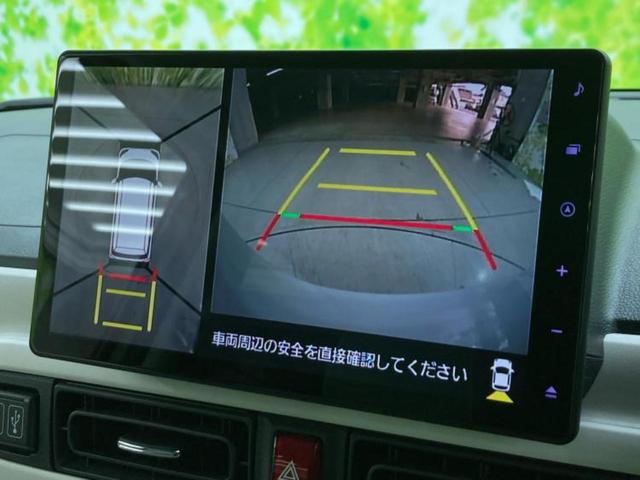 ムーヴキャンバス ストライプスＧターボ　新品タイヤ／保証書／純正　ＳＤナビ／衝突安全装置／両側電動スライドドア／シートヒーター／パノラマモニター／車線逸脱防止支援システム／ドライブレコーダー　純正／ヘッドランプ　ＬＥＤ　衝突被害軽減システム（13枚目）