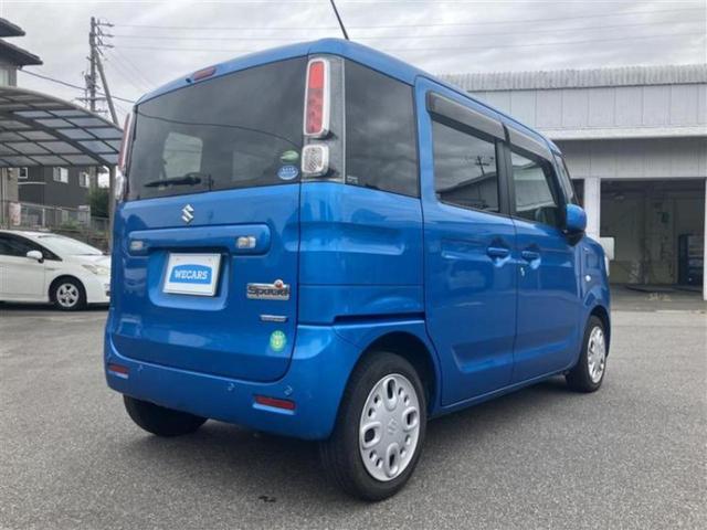 スペーシア ハイブリッドG 新品タイヤ/保証書/社外 SDナビ/EBD付ABS/横滑り防止装置/アイドリングストップ/フルセグTV/エアバッグ 運転席/エアバッグ 助手席/エアバッグ サイド/パワーウインドウ/キーレスエントリー(3枚目)