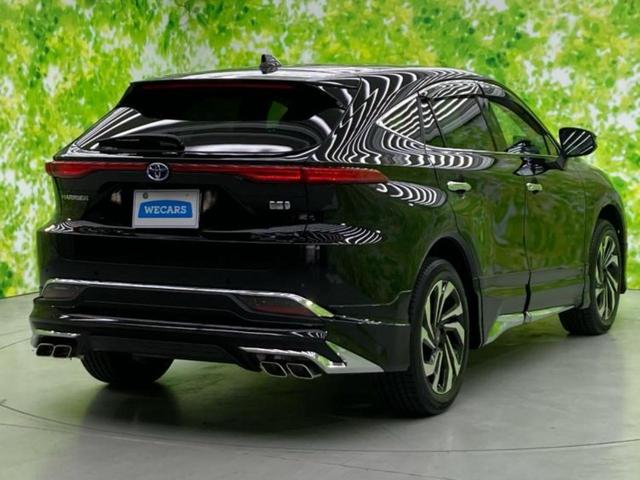 ハリアーハイブリッド Zレザーパッケージ サンルーフ/純正エアロ/JBL/保証書/純正 SDナビ/デジタルインナーミラー/衝突安全装置/シートヒーター 前席/パノラミックビューモニター/車線逸脱防止支援システム/シート 合皮/電動バックドア(3枚目)