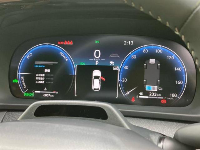 クラウンスポーツ ４ＷＤ　Ｚ　ガラスルーフ／保証書／純正　ＳＤナビ／デジタルインナーミラー／トヨタセーフティセンス／シートエアコン／全方位モニター／車線逸脱防止支援システム／シート　フルレザー／電動バックドア　革シート　電動シート（14枚目）