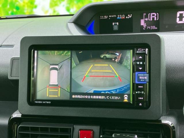 タント カスタムＲＳ　新品タイヤ／保証書／純正　ＳＤナビ／衝突安全装置／両側電動スライドドア／シートヒーター　前席／パノラマモニター／車線逸脱防止支援システム／シート　ハーフレザー／ヘッドランプ　ＬＥＤ　全周囲カメラ（13枚目）